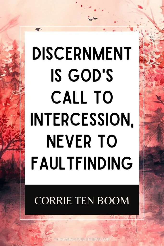 corrie ten boom quote about discernment