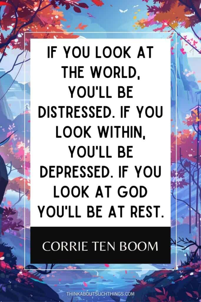corrie ten boom quote about rest