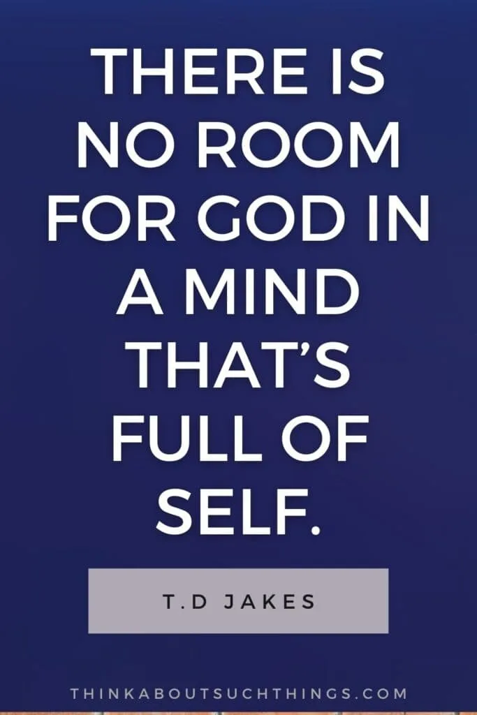  td jakes quote no room for God