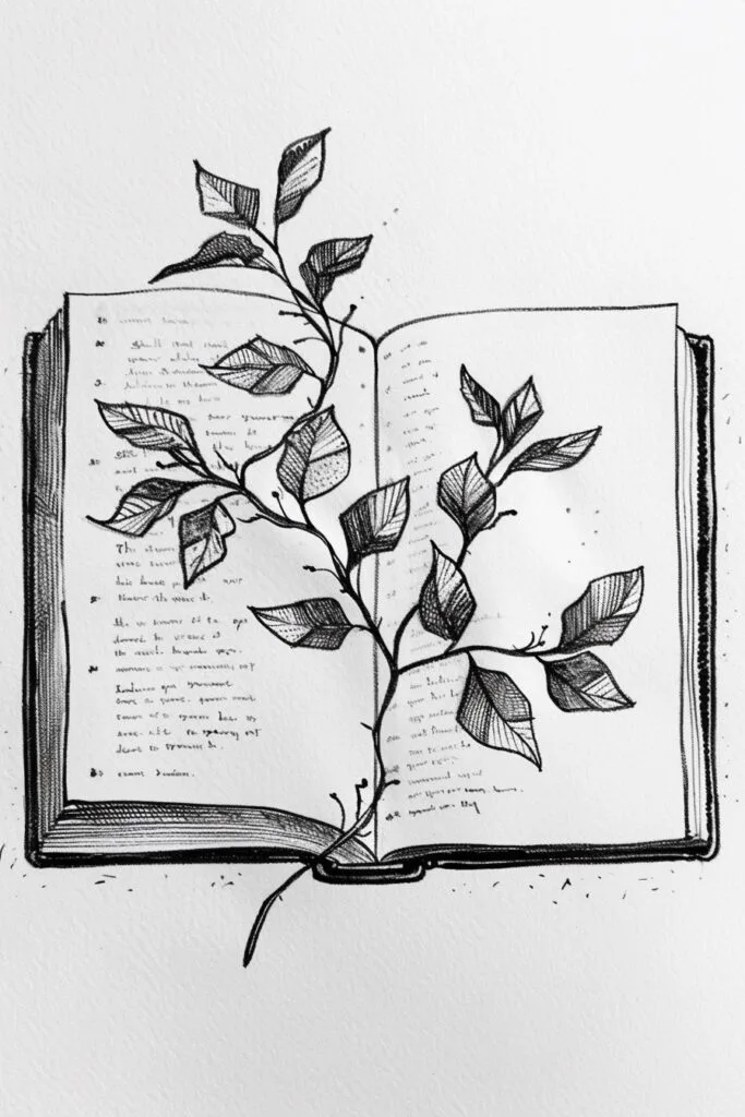 Bible drawing branch