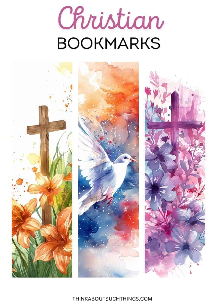 30 free christian bookmarks you can print think about such things