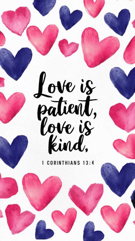 Iphone wallpaper bible verse Hearts