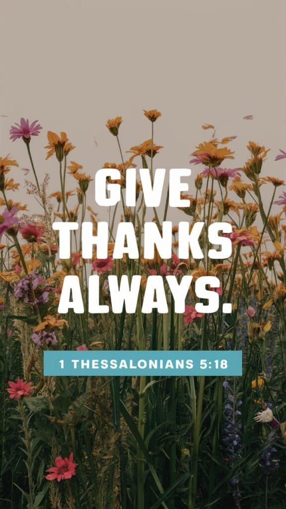 Iphone wallpaper bible verse give thanks