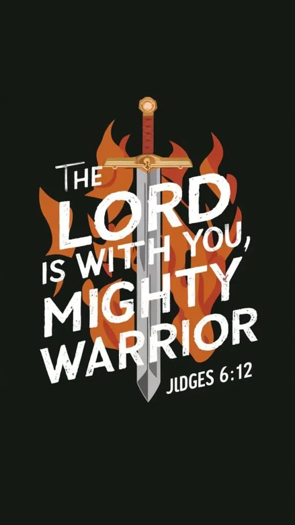 Iphone wallpaper bible verse the Lord is with you