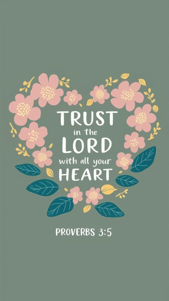 Iphone wallpaper bible verse trust