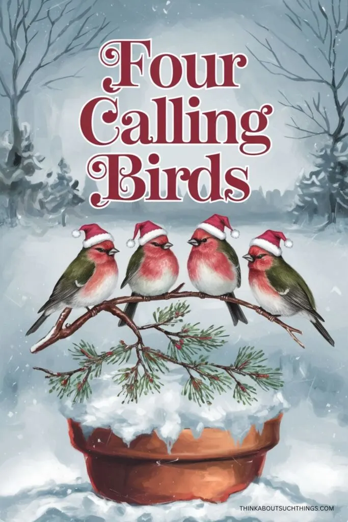 Fourth Day Of Christmas: Four Calling Birds