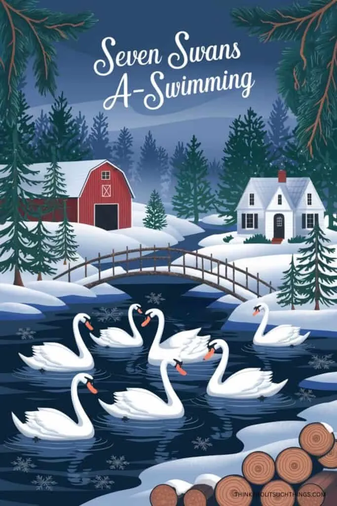 Seventh Day Of Christmas: Seven Swans a-Swimming