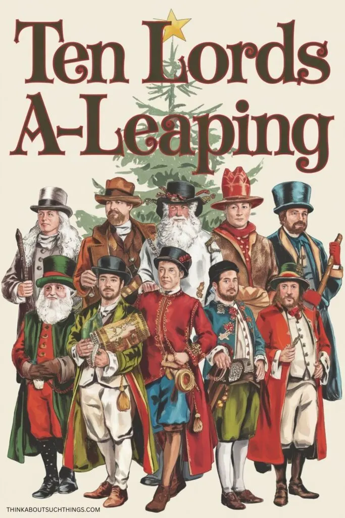 Tenth Day Of Christmas: Ten Lords a-Leaping