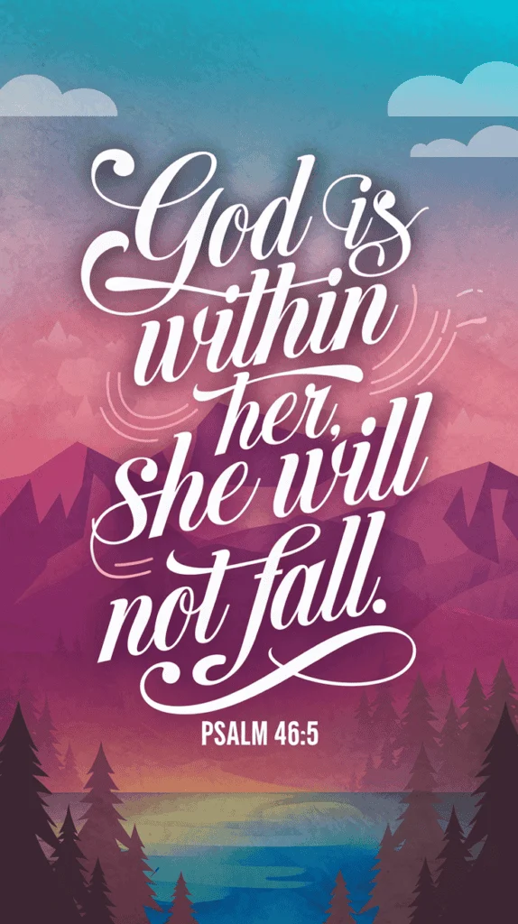 Psalm 46:5 Wallpaper for phone