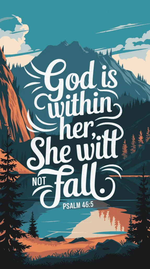 Psalm 46:5 Wallpaper for phone