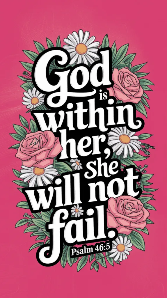 Psalm 46:5 Wallpaper for phone