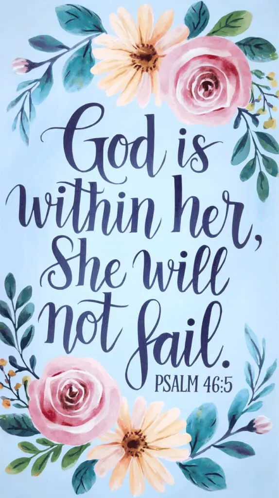 Psalm 46:5 Wallpaper for phone