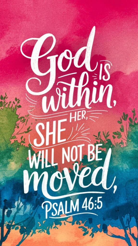 Psalm 46:5 Wallpaper for phone