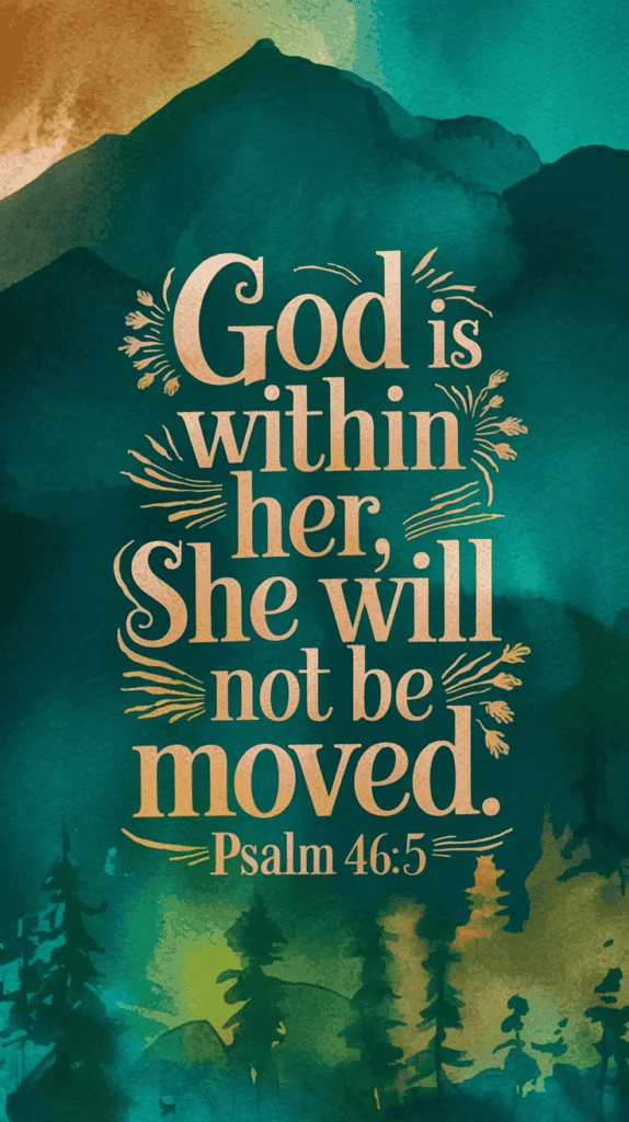 Psalm 46:5 Wallpaper for phone