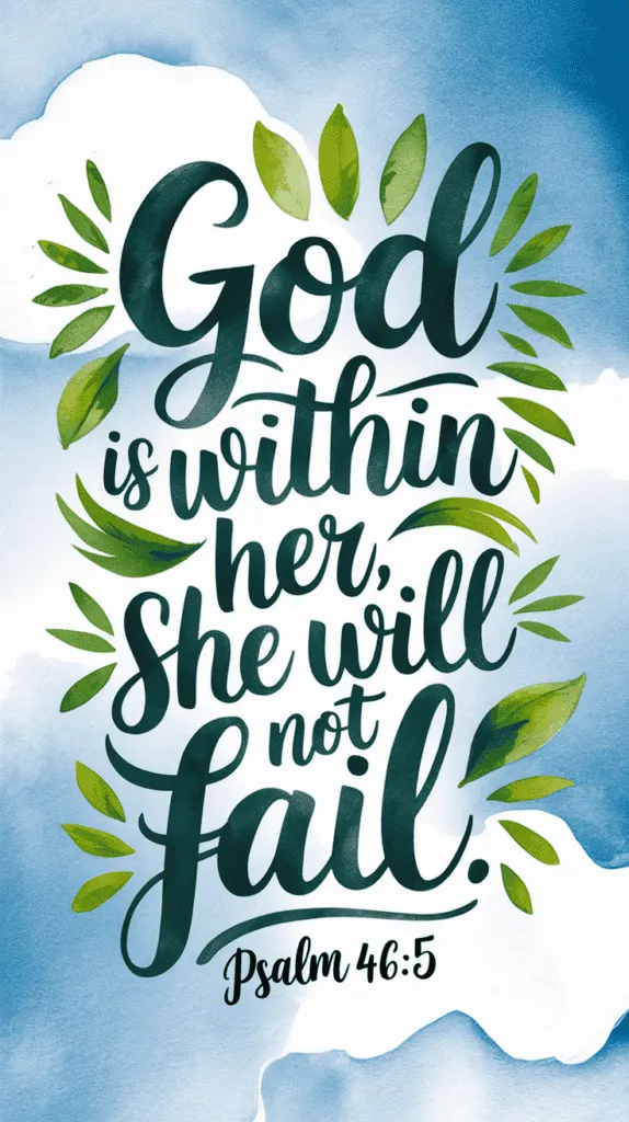 Psalm 46:5 Wallpaper for phone