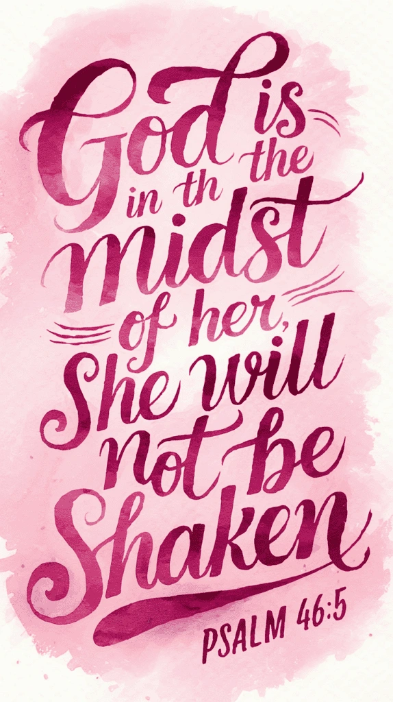 Psalm 46:5 Wallpaper for phone