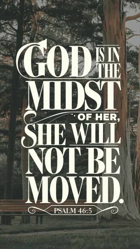 Psalm 46:5 Wallpaper for phone