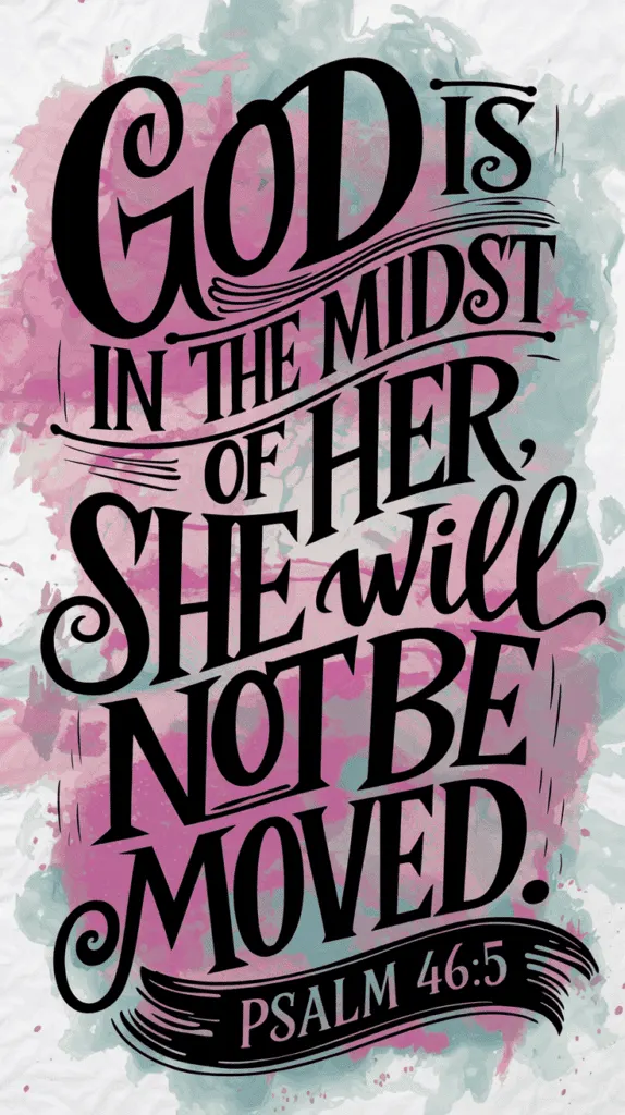 Psalm 46:5 Wallpaper for phone