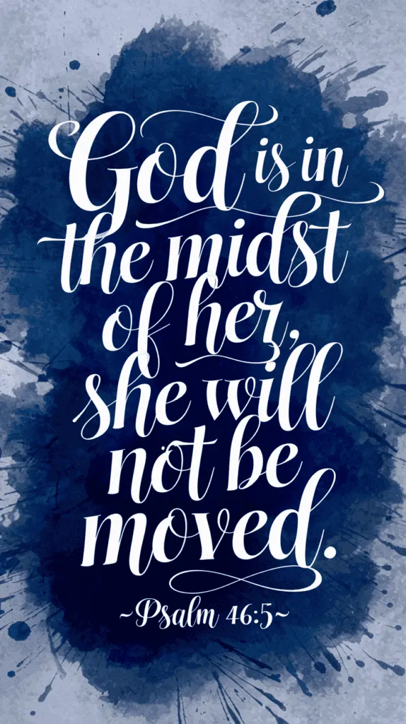 Psalm 46:5 Wallpaper for phone