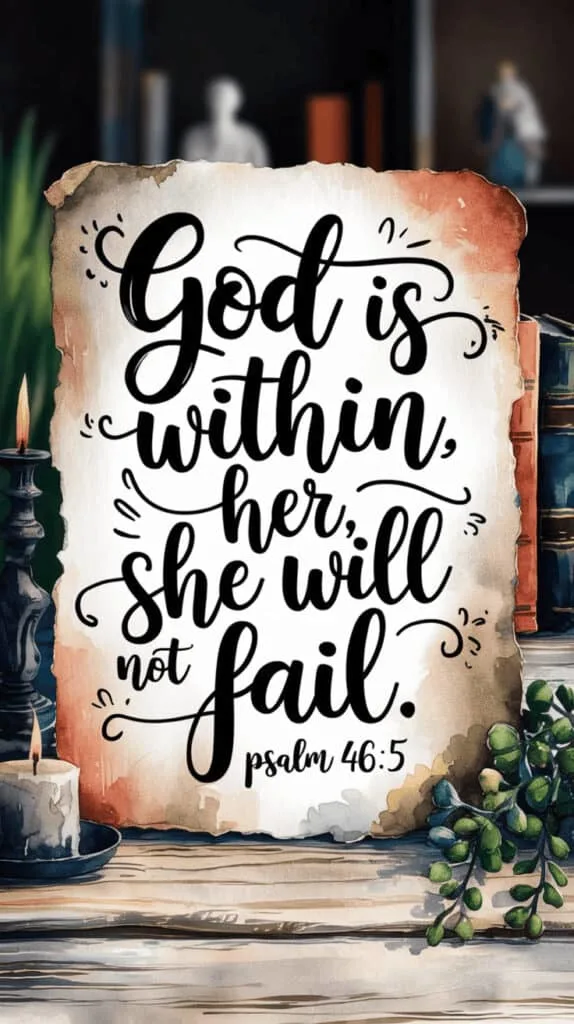 Psalm 46:5 Wallpaper for phone