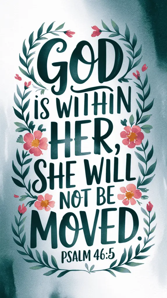 Psalm 46:5 Wallpaper for phone