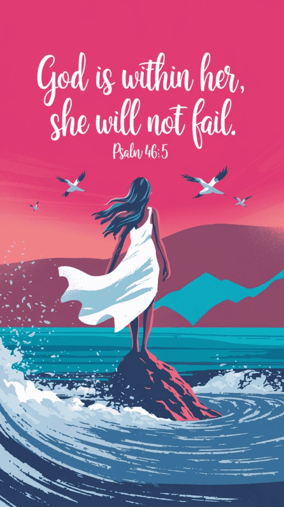 Psalm 46:5 Wallpaper for phone