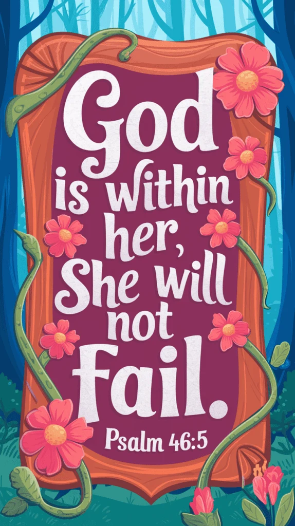 Psalm 46:5 Wallpaper for phone