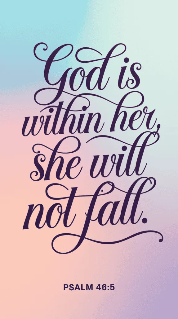 Psalm 46:5 Wallpaper for phone