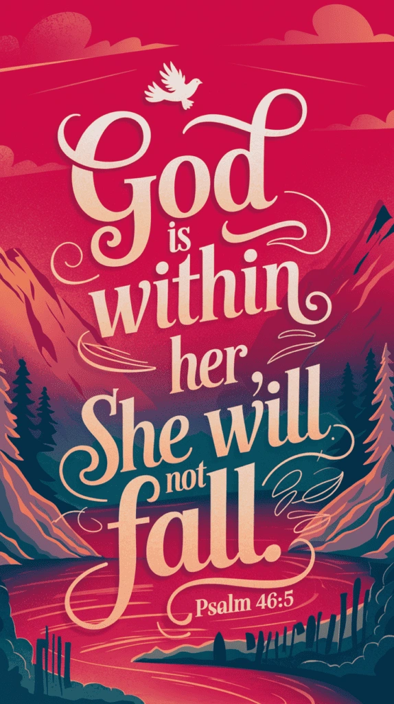 Psalm 46:5 Wallpaper for phone