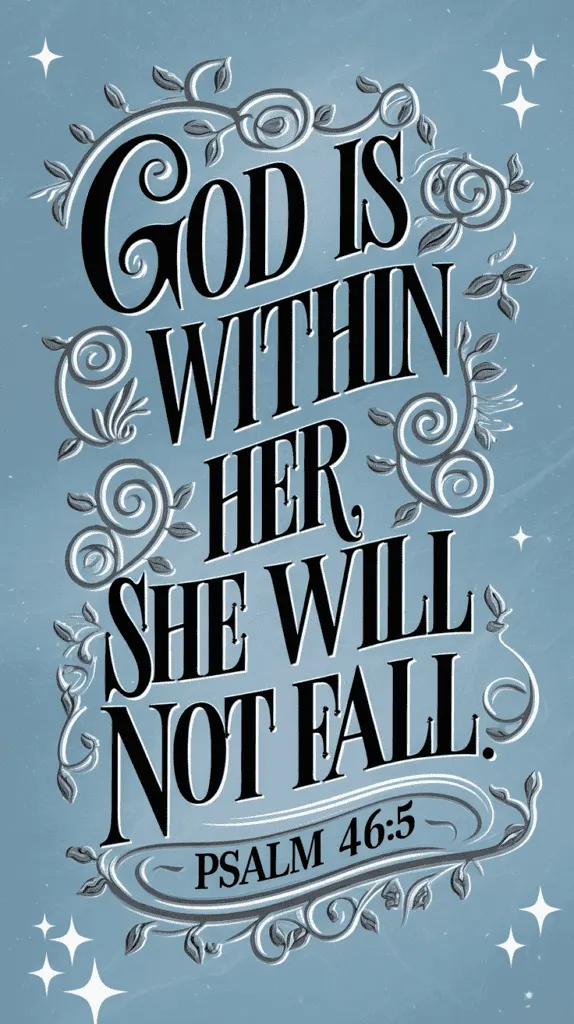 Psalm 46:5 Wallpaper for phone