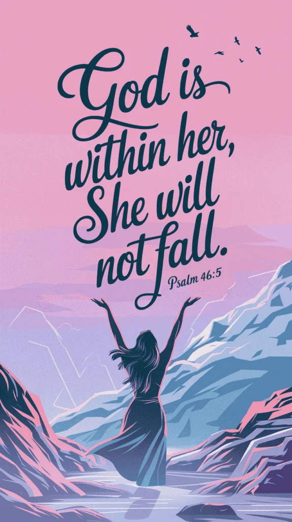 Psalm 46:5 Wallpaper for phone
