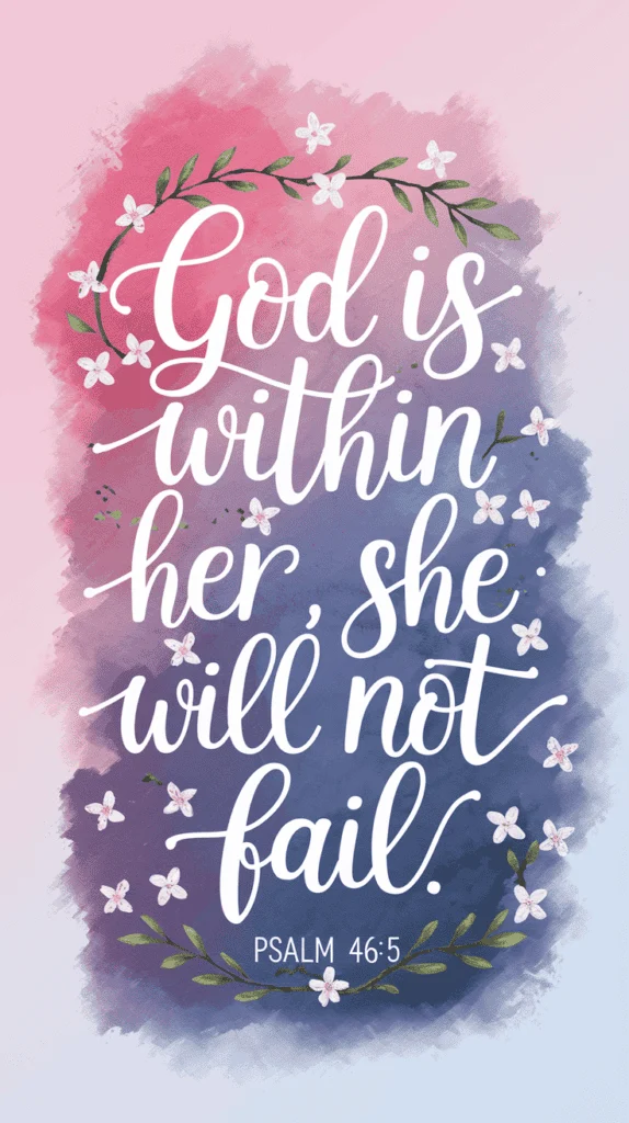 Psalm 46:5 Wallpaper for phone