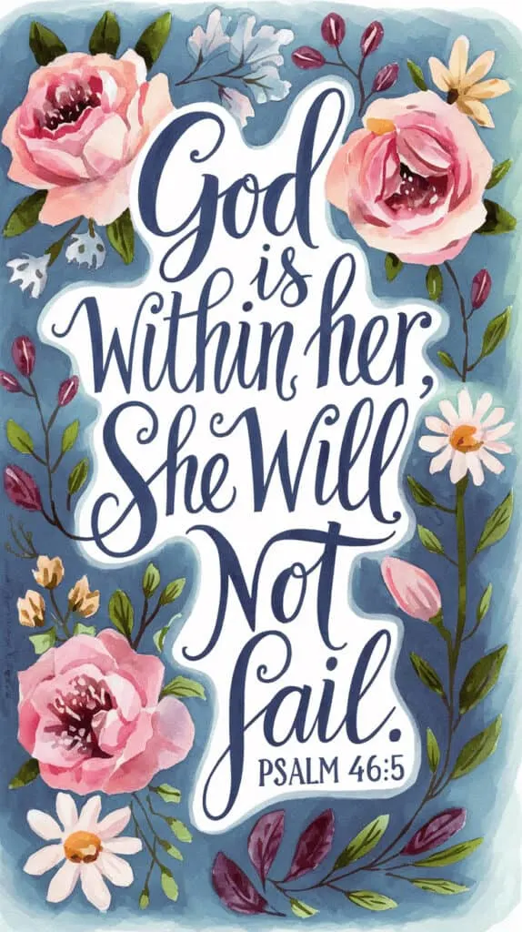 Psalm 46:5 Wallpaper for phone