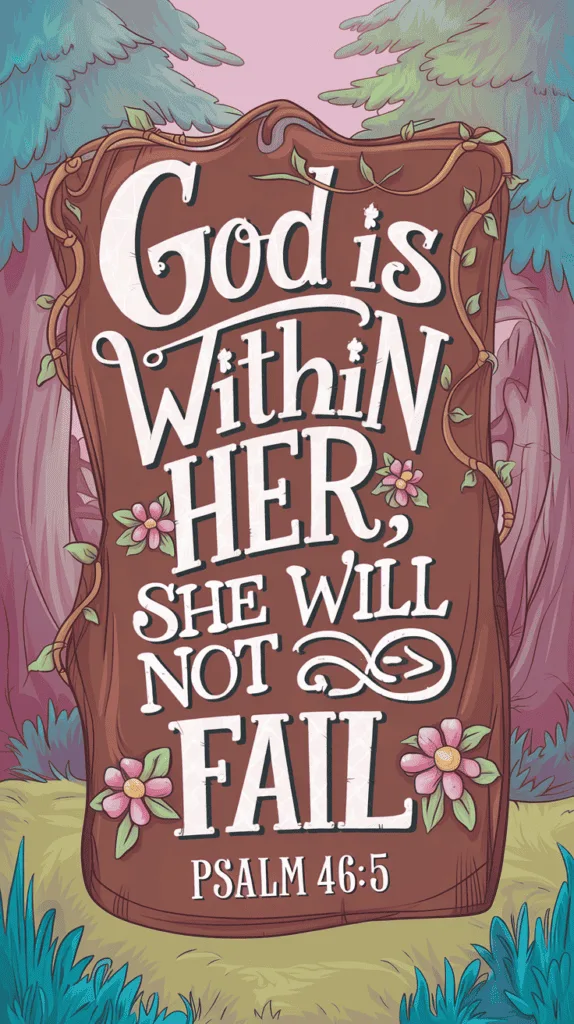 Psalm 46:5 Wallpaper for phone