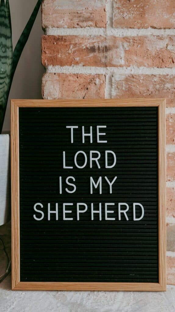 Biblical christian letter board quote