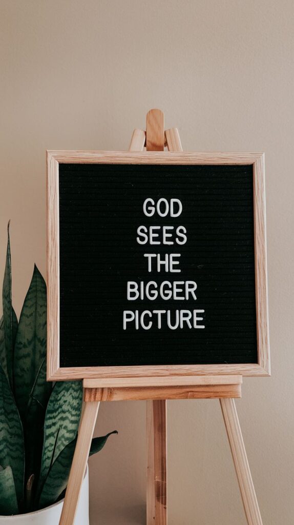 christian letter board saying