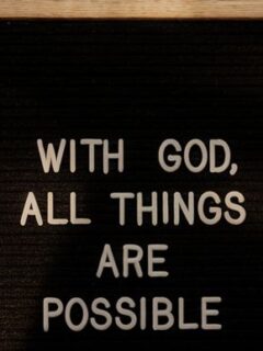 Christian letter board