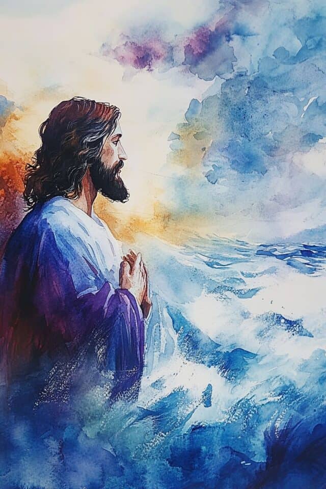 60 Jesus Watercolor Paintings To Inspire Your Faith | Think About Such ...