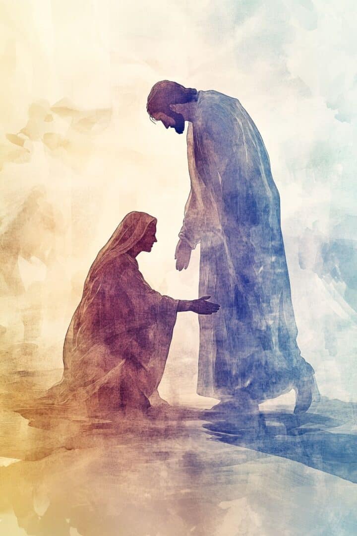 60 Jesus Watercolor Paintings To Inspire Your Faith | Think About Such ...