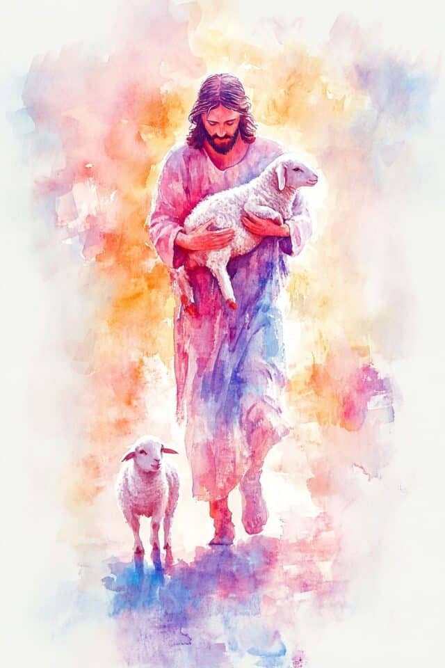 60 Jesus Watercolor Paintings To Inspire Your Faith | Think About Such ...