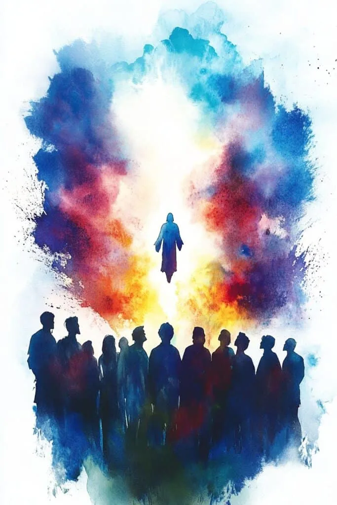 Jesus watercolor painting