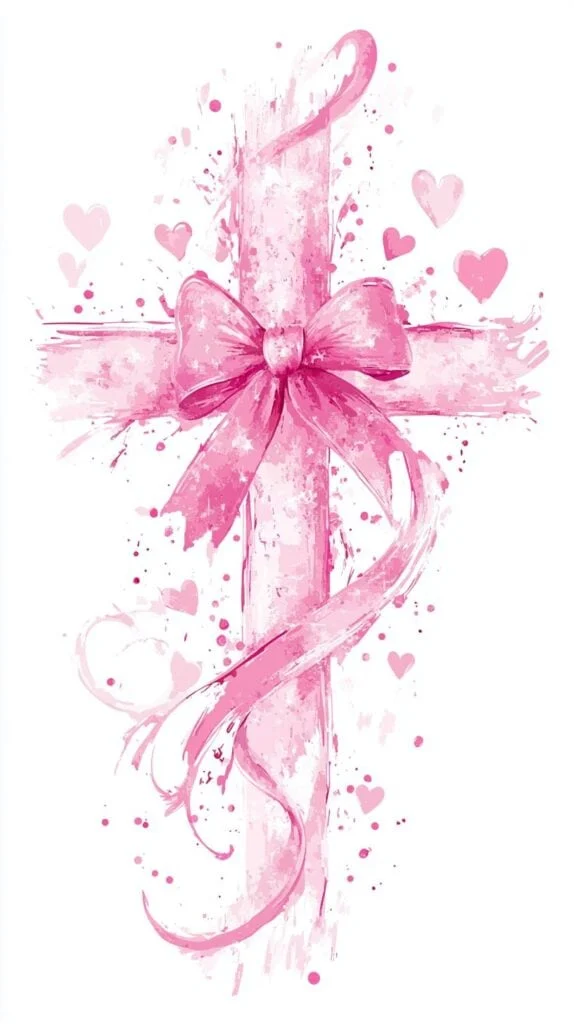 pink christian wallpaper