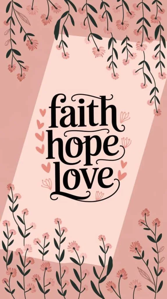 pink christian wallpaper