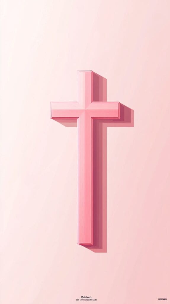pink christian wallpaper