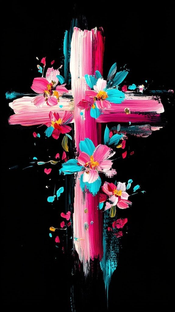 pink christian wallpaper