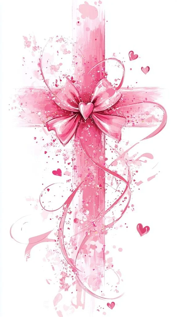 pink christian wallpaper