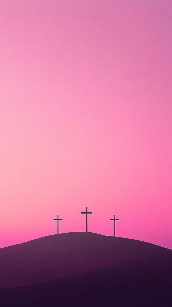 pink christian wallpaper
