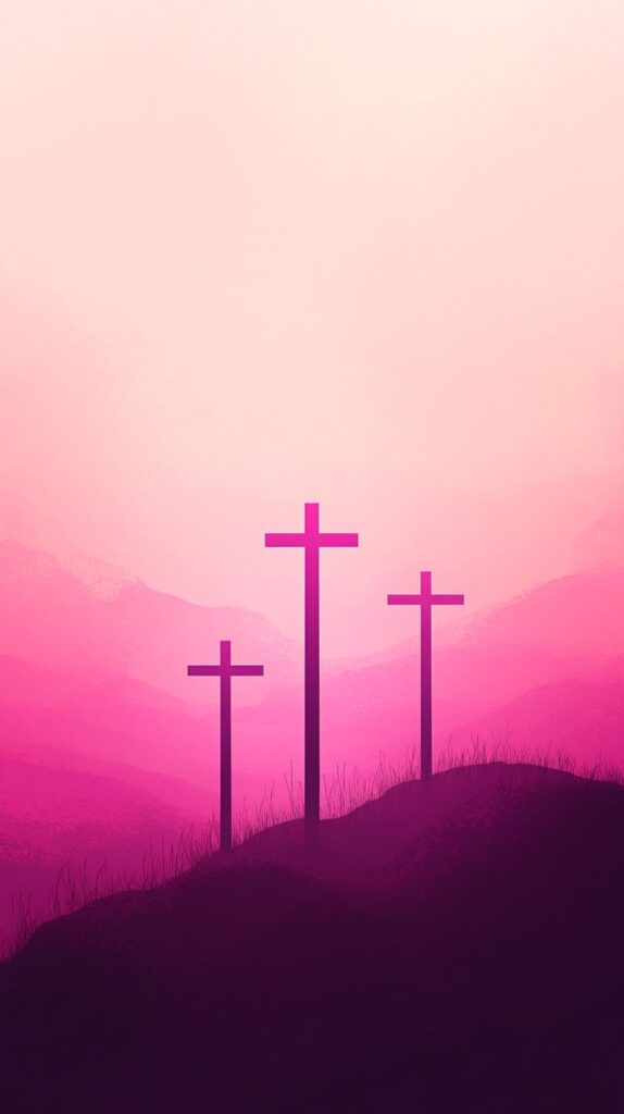 pink christian wallpaper