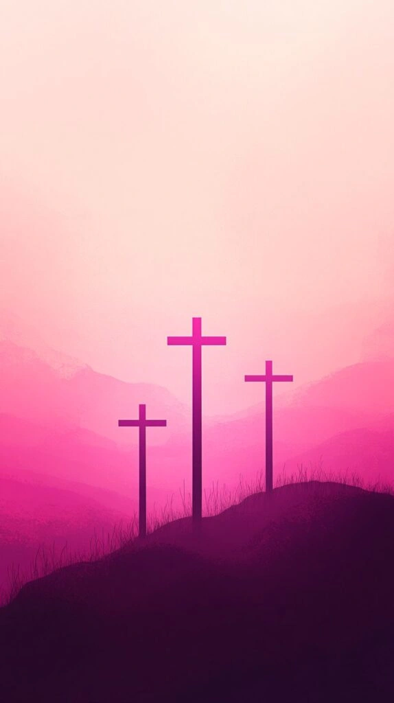 pink christian wallpaper