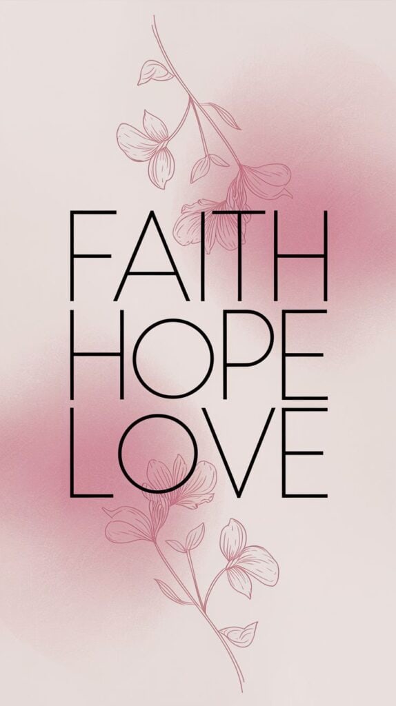 pink christian wallpaper